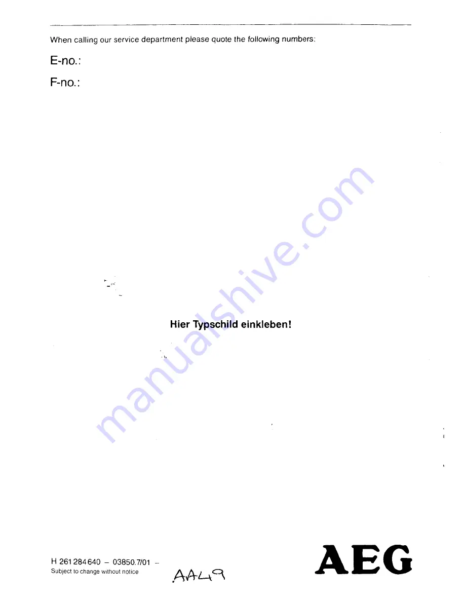 AEG E 64 KLF Operating Instructions Manual Download Page 32