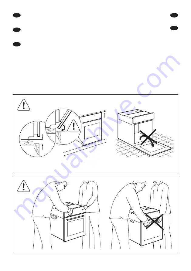 AEG ECE451010M Installation Instruction Download Page 4