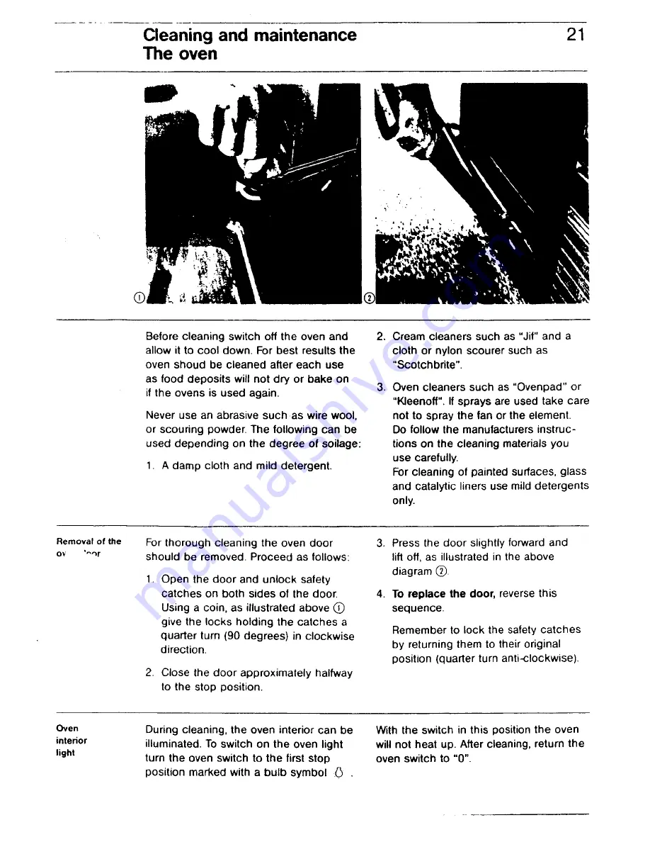 AEG EHC 60 DG Operating Instructions Manual Download Page 21