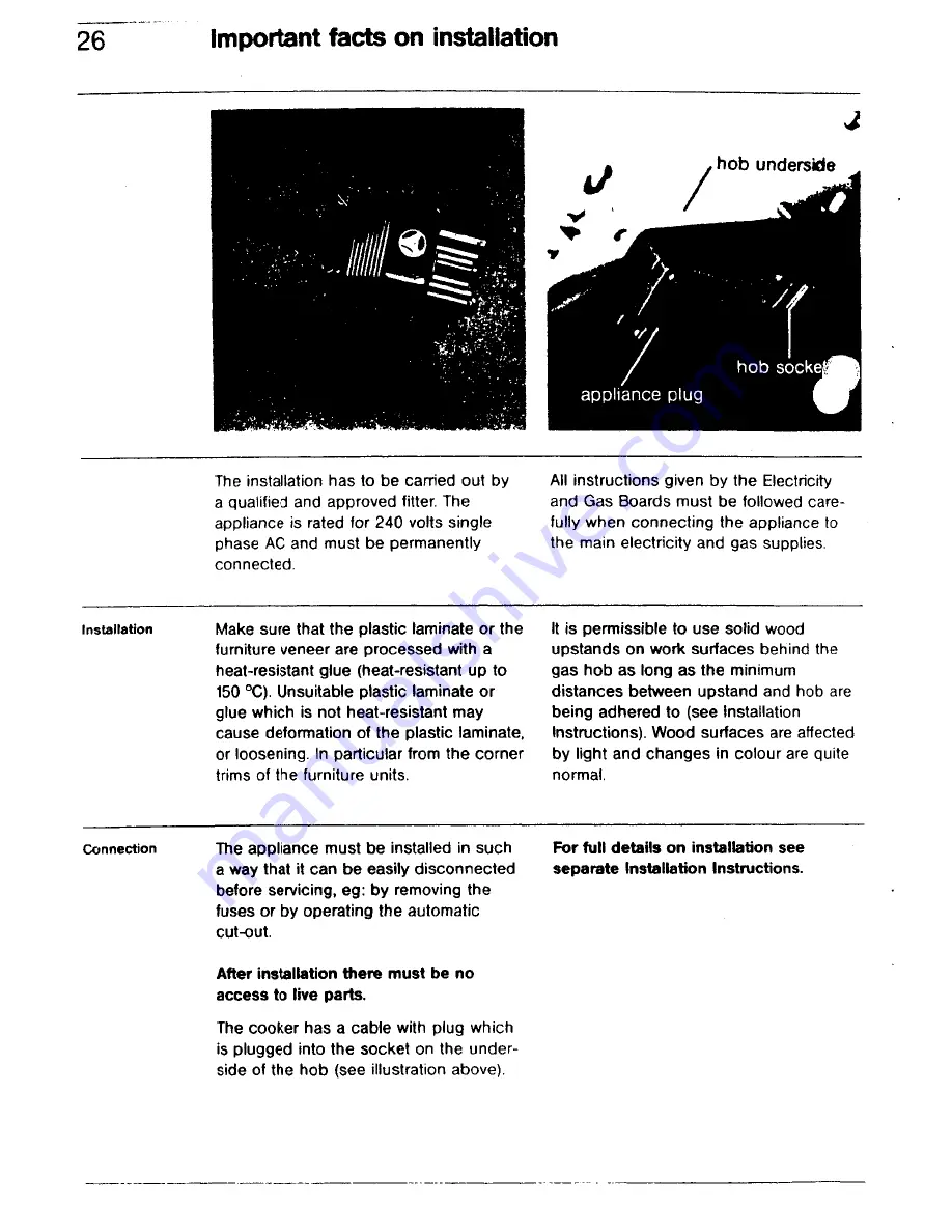 AEG EHC 60 DG Operating Instructions Manual Download Page 26