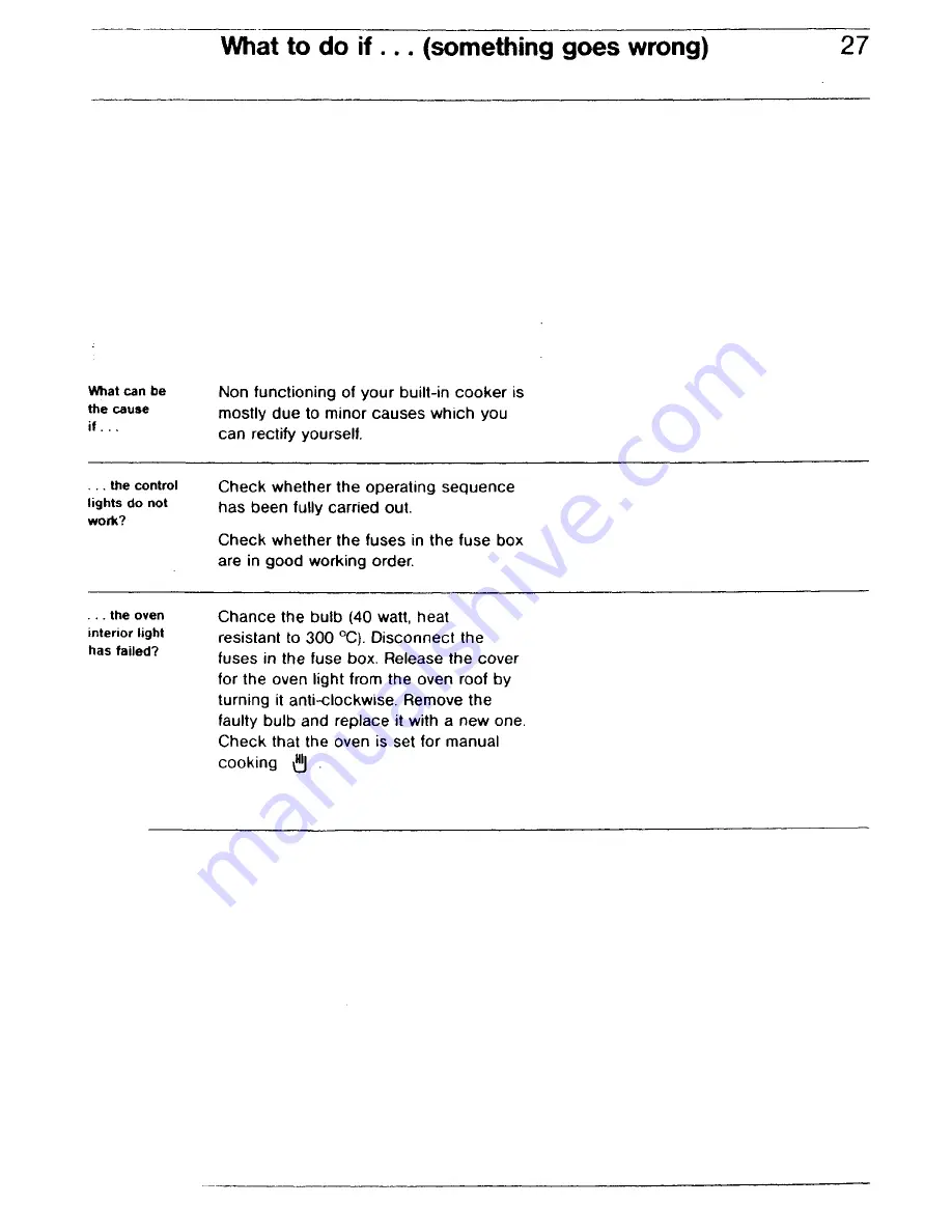 AEG EHC 60 DG Operating Instructions Manual Download Page 27