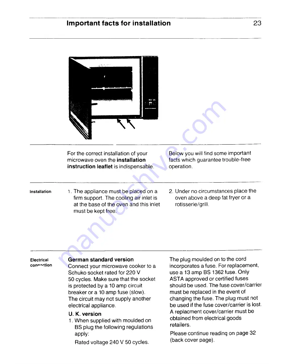 AEG EX 66 LASC Operating Instructions Manual Download Page 23