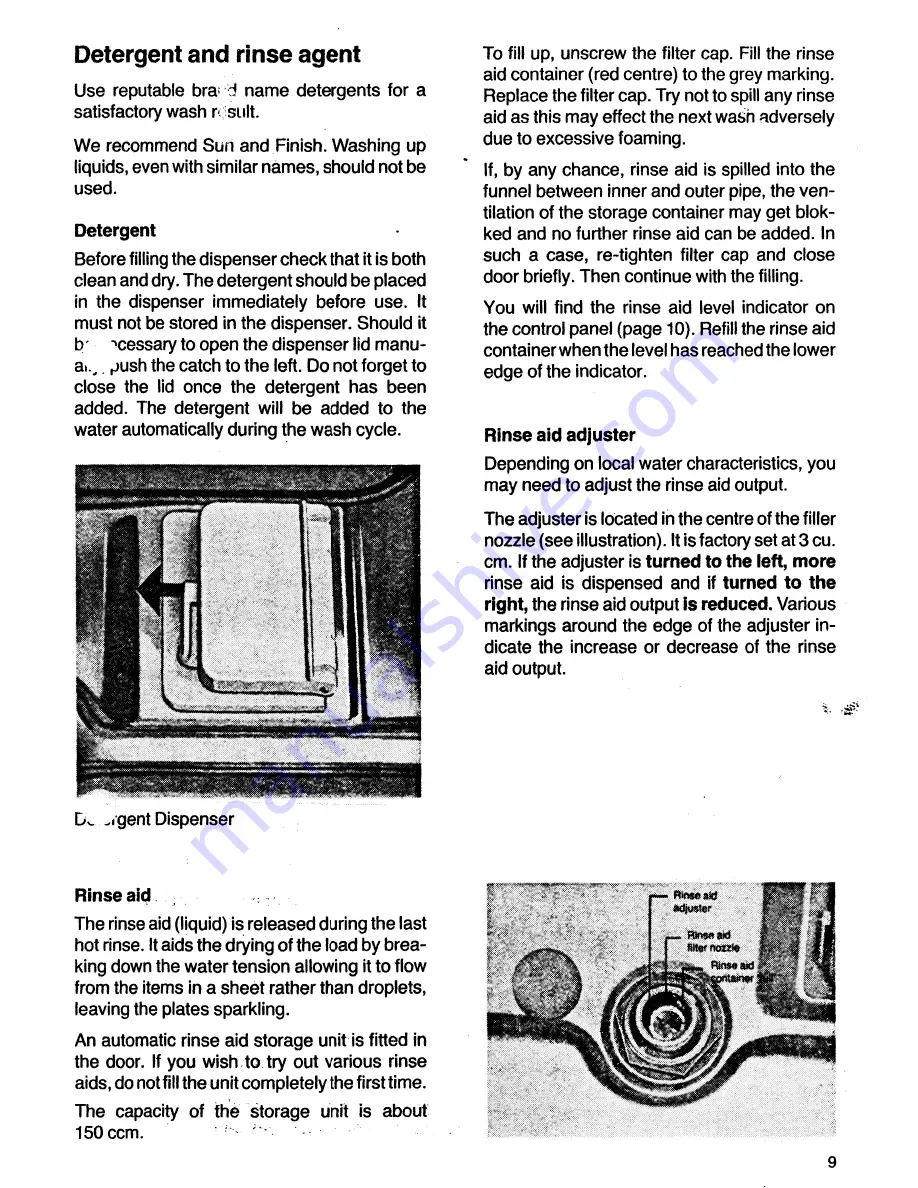 AEG Favorit 146 S Operating Instructions Manual Download Page 9