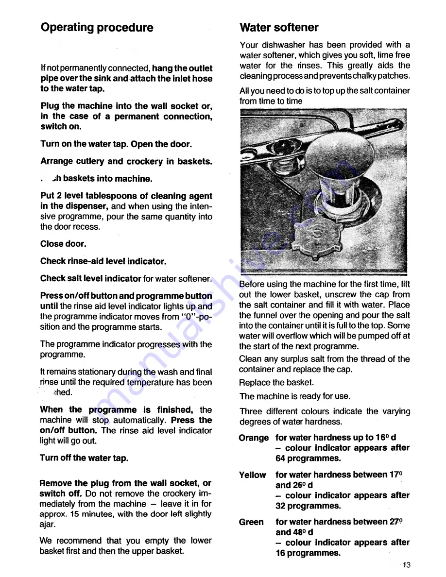 AEG Favorit 146 S Operating Instructions Manual Download Page 13