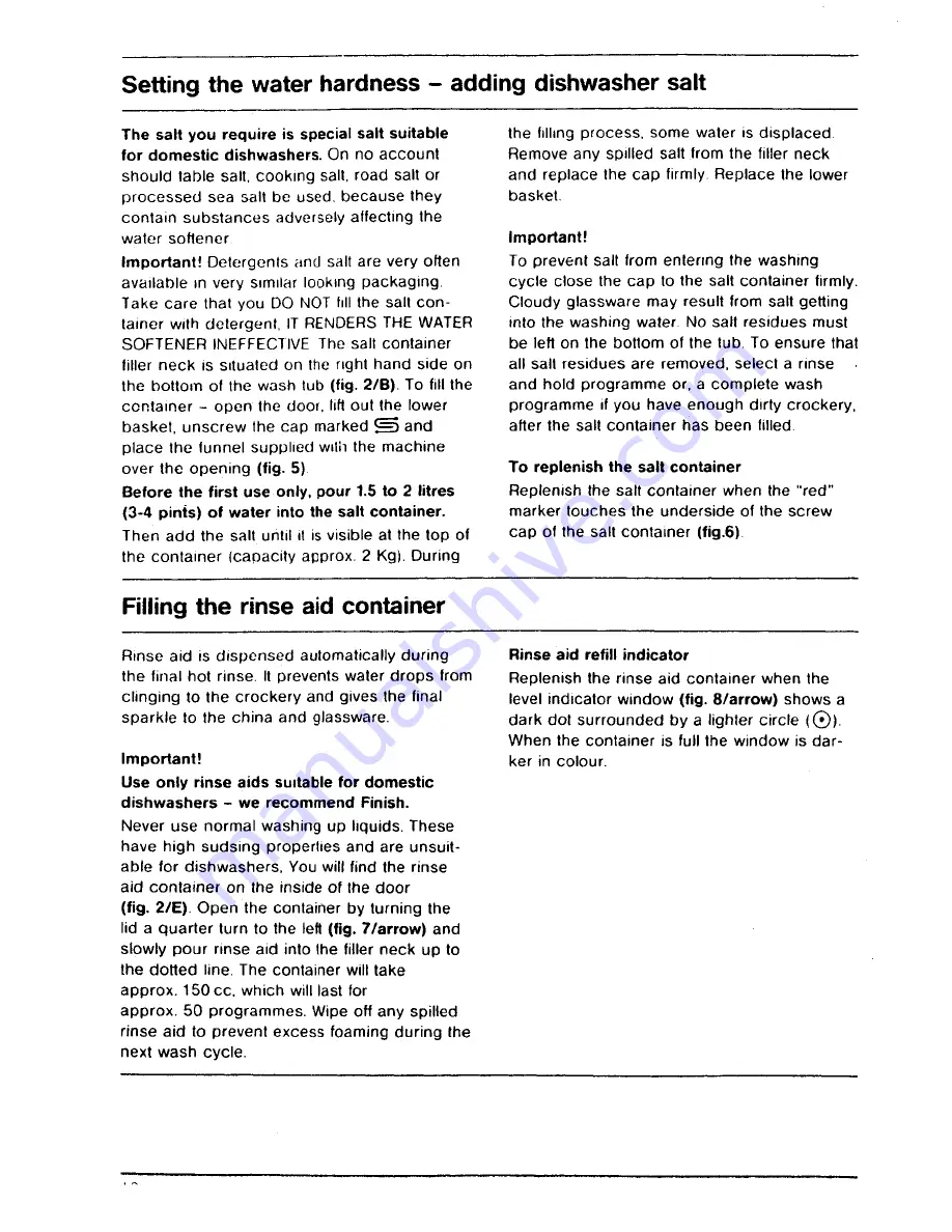 AEG FAVORIT 420 Operating Instructions Manual Download Page 10