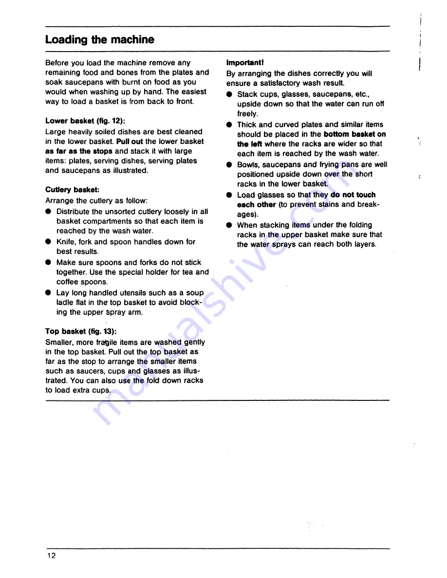 AEG Favorit 435i Operating Instructions Manual Download Page 12