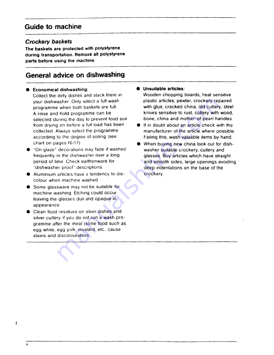 AEG Favorit 445i Operating Instructions Manual Download Page 8