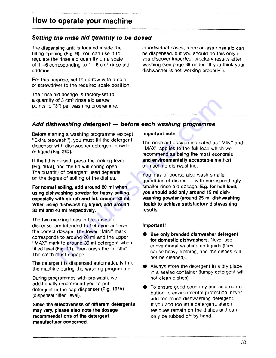 AEG Favorit 475 i Operating Instructions Manual Download Page 12