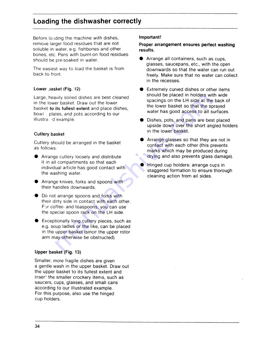 AEG Favorit 475 i Operating Instructions Manual Download Page 13