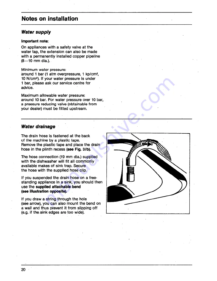 AEG FAVORIT 665 Operating Instructions Manual Download Page 20