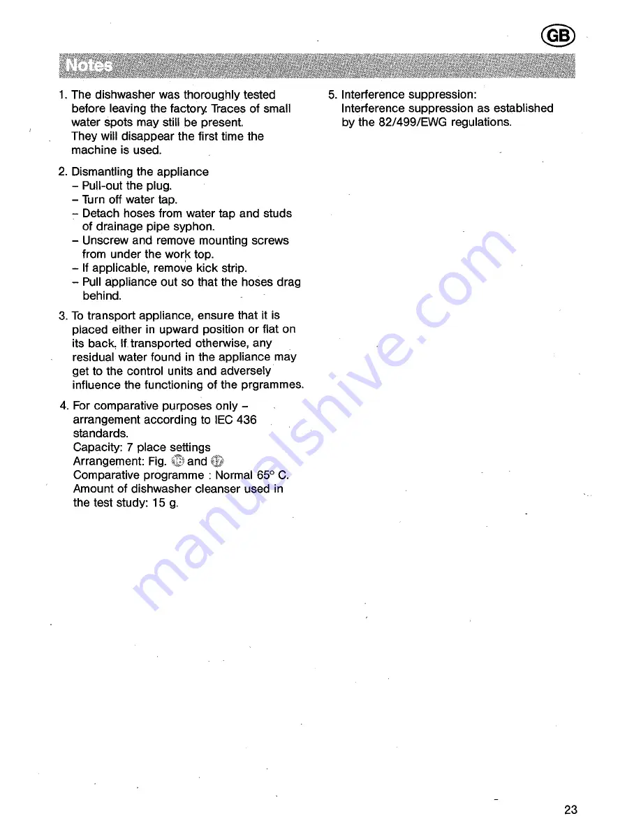 AEG FAVORIT COMPACT 300 Operating Instructions Manual Download Page 13