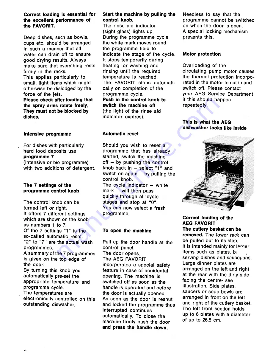 AEG Favorit deluxe electronic User Manual Download Page 5