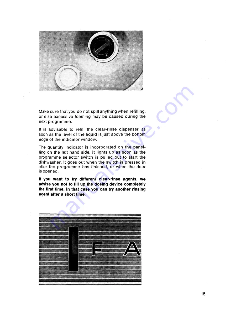 AEG Favorit R Operating Instructions Manual Download Page 15