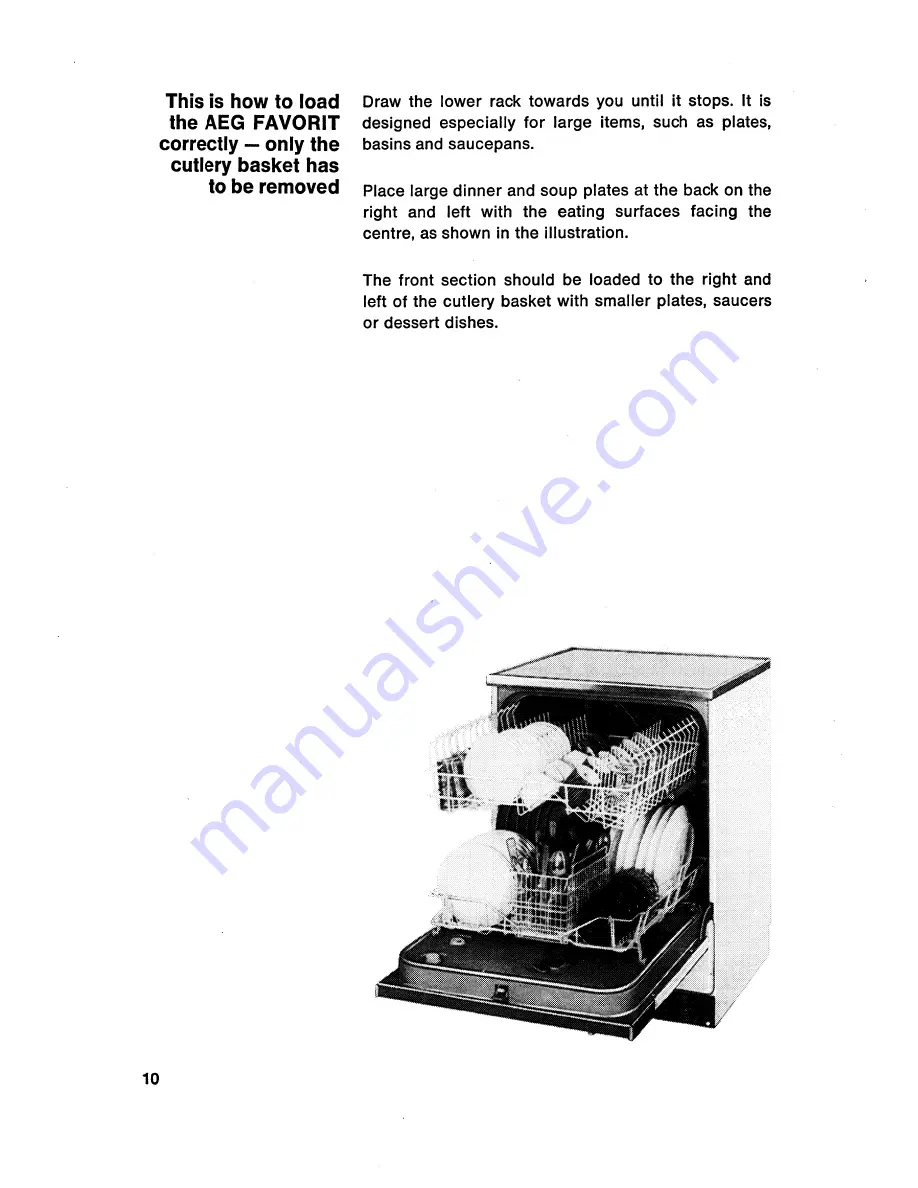 AEG Favorit S Operating Instructions Manual Download Page 10