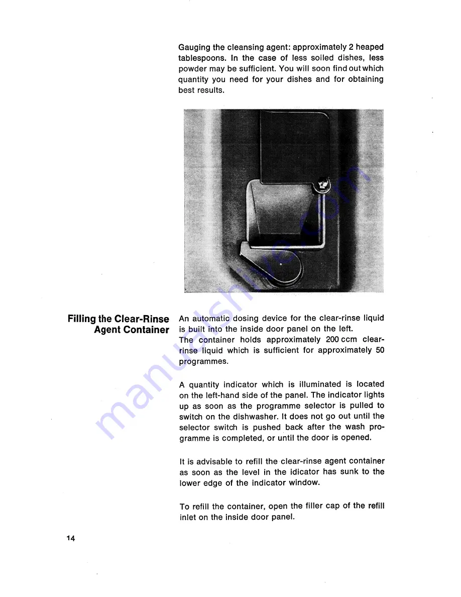 AEG Favorit S Operating Instructions Manual Download Page 14