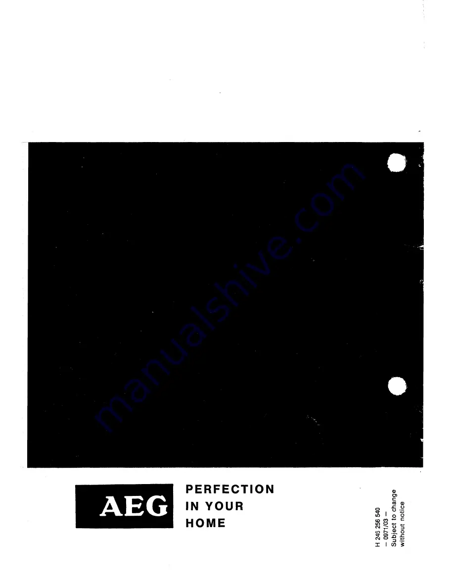 AEG Favorit S Operating Instructions Manual Download Page 36