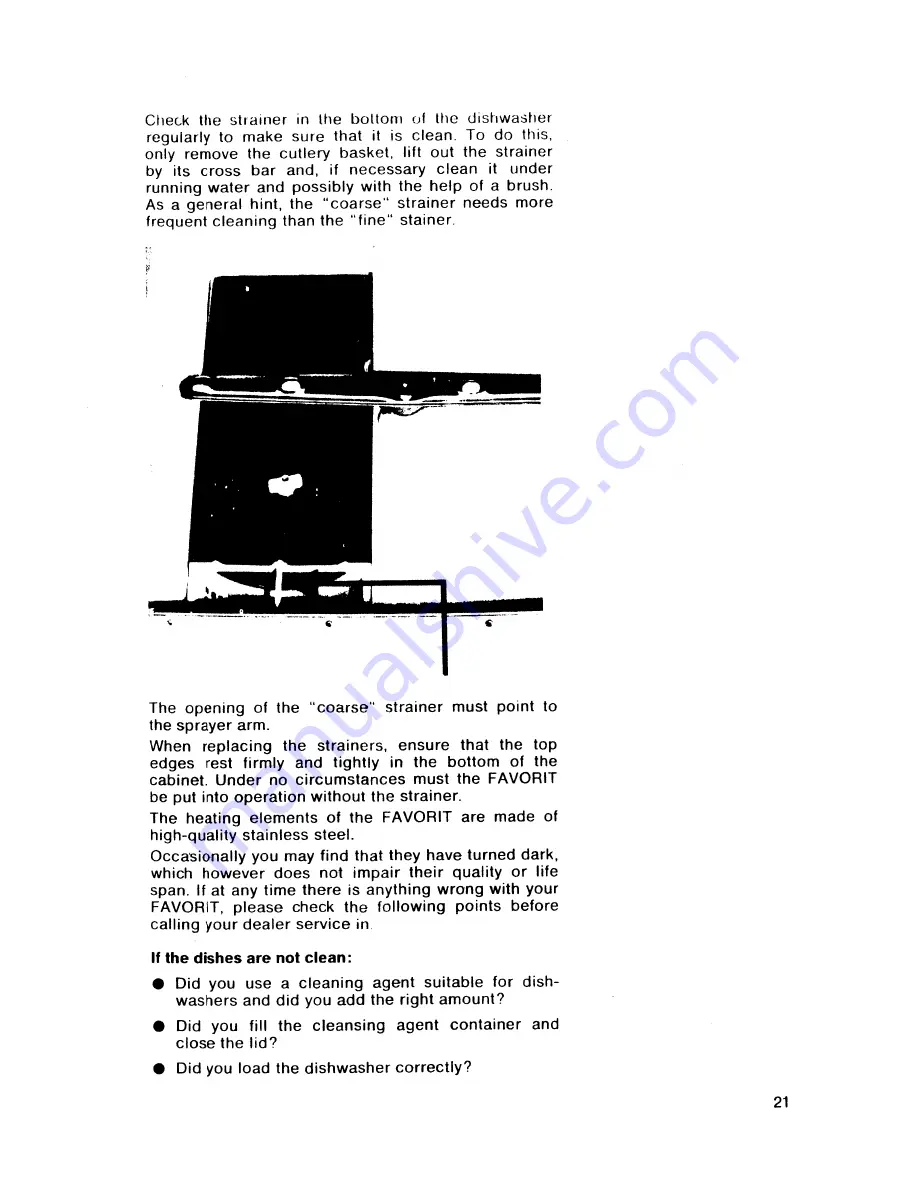 AEG Favorit TS Operating Instructions Manual Download Page 21