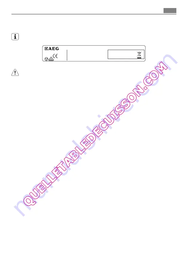 AEG HC411520GB User Manual Download Page 41