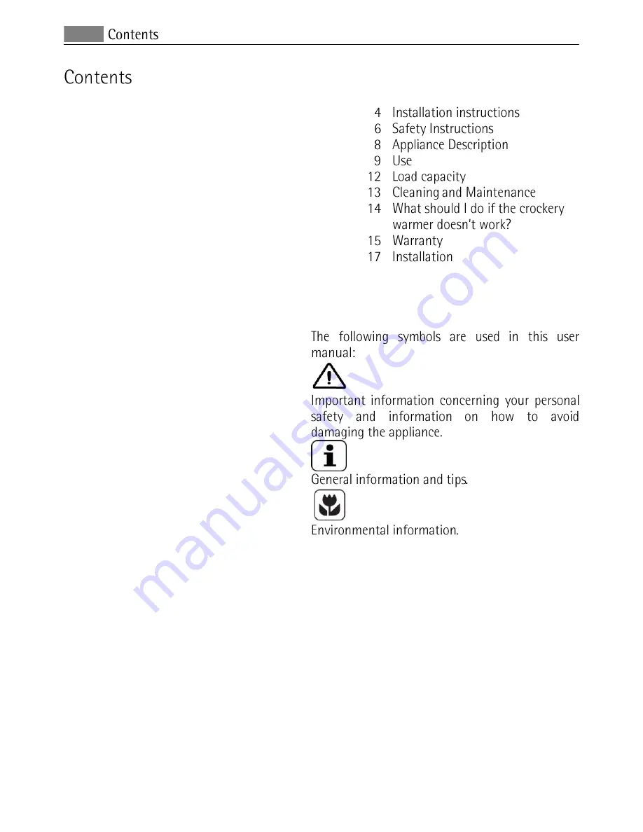 AEG KD 91403 E User Manual Download Page 4