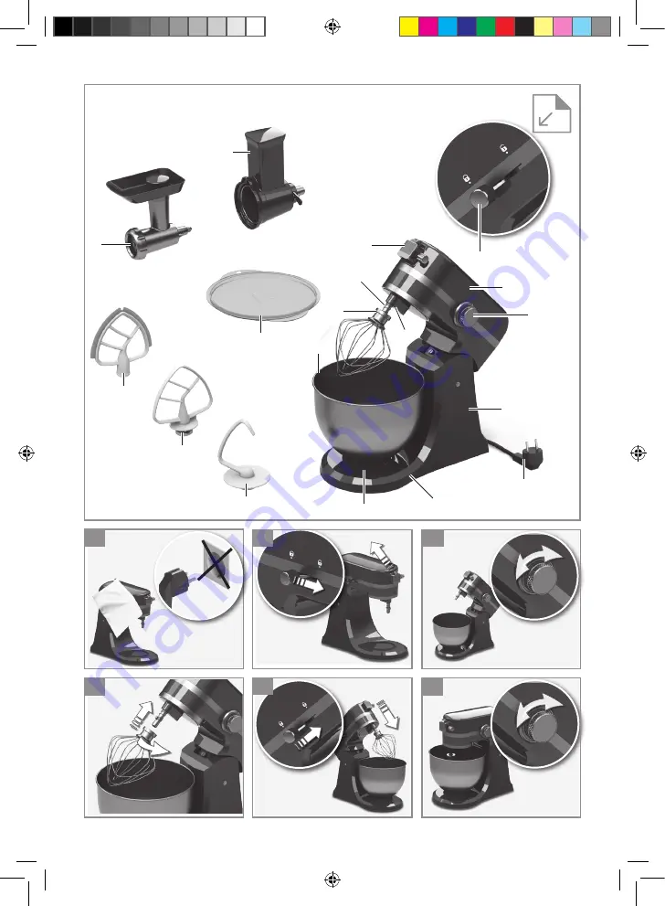 AEG KM5-1-4BPT Instruction Book Download Page 2