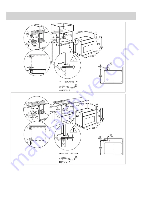 AEG KMK565060B Safety Information And Installation Manual Download Page 7