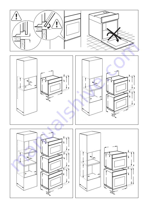 AEG KR5840310B Installation Instruction Download Page 2