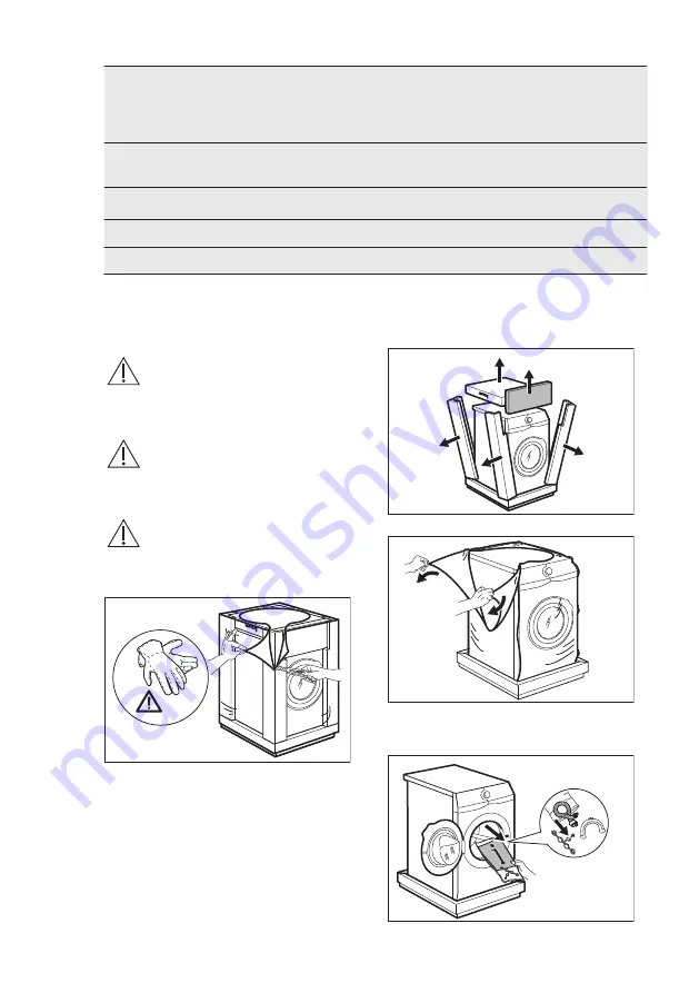 AEG L7FEU947E User Manual Download Page 8