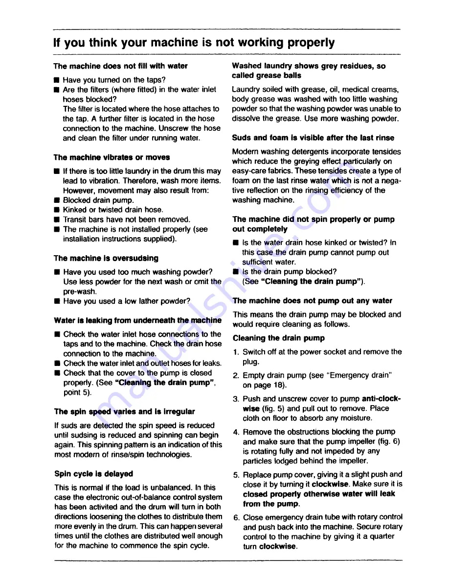 AEG LAVAMAT 720 SENSORTRONIC Operating Instructions Manual Download Page 19