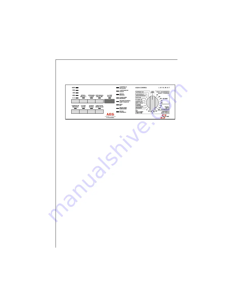 AEG LAVAMAT BELLA 1480 Скачать руководство пользователя страница 8