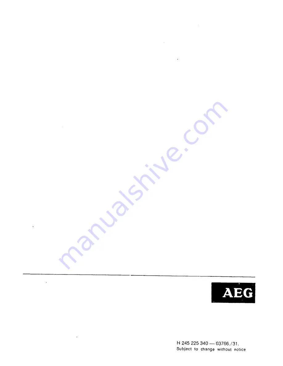 AEG Lavamat Princess 800 E Operating Instructions Manual Download Page 16