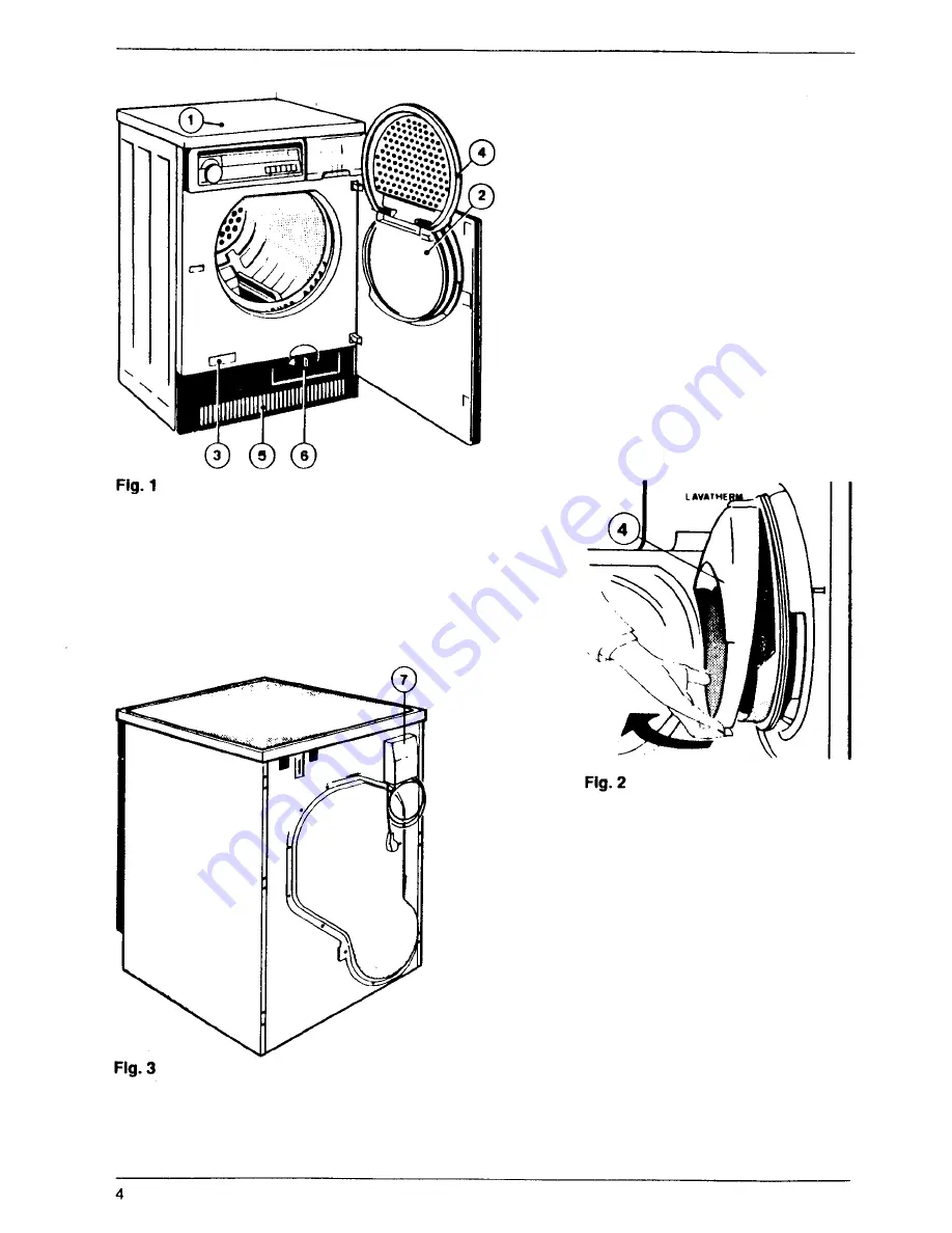 AEG Lavatherm 720 Operating Instructions Manual Download Page 4