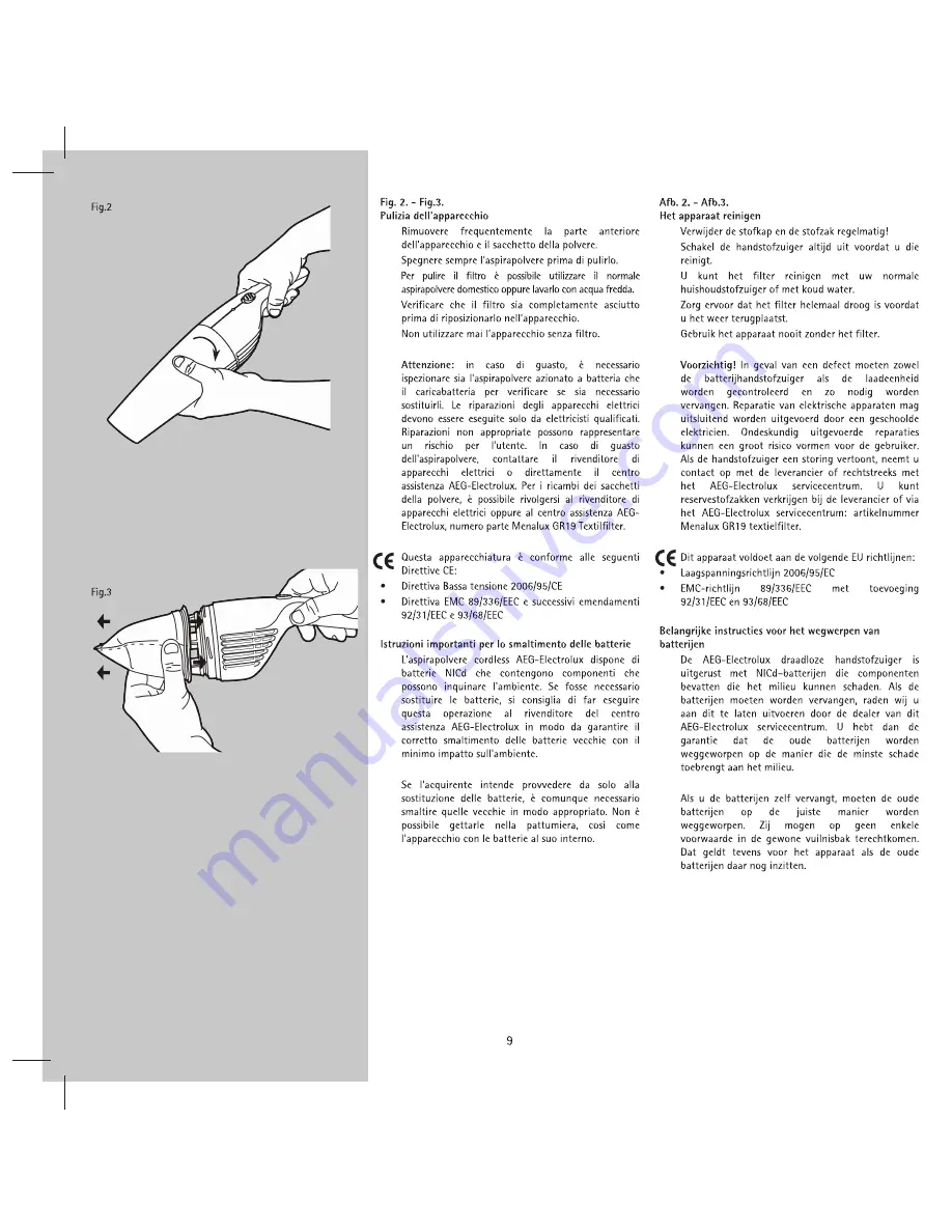 AEG Liliput Operating Instructions Manual Download Page 9