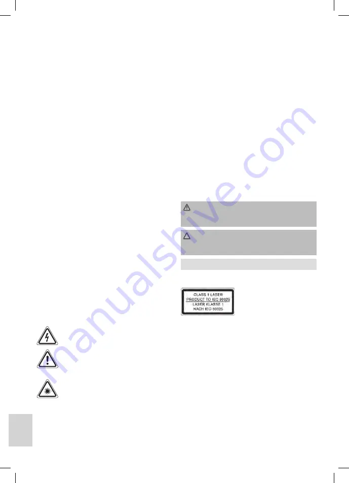 AEG MC 4415 CD/MP3 Instruction Manual & Guarantee Download Page 62