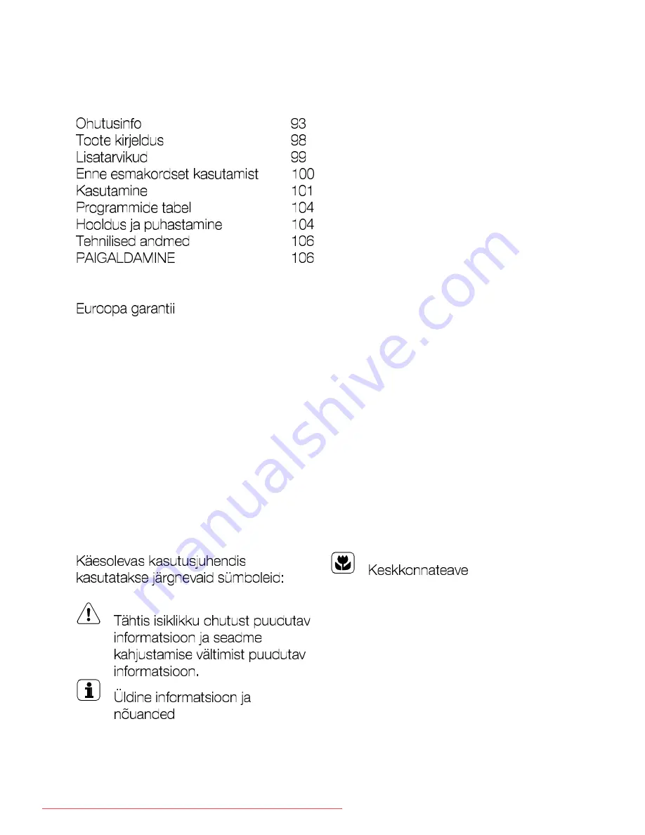 AEG MCC2581E-m User Manual Download Page 92