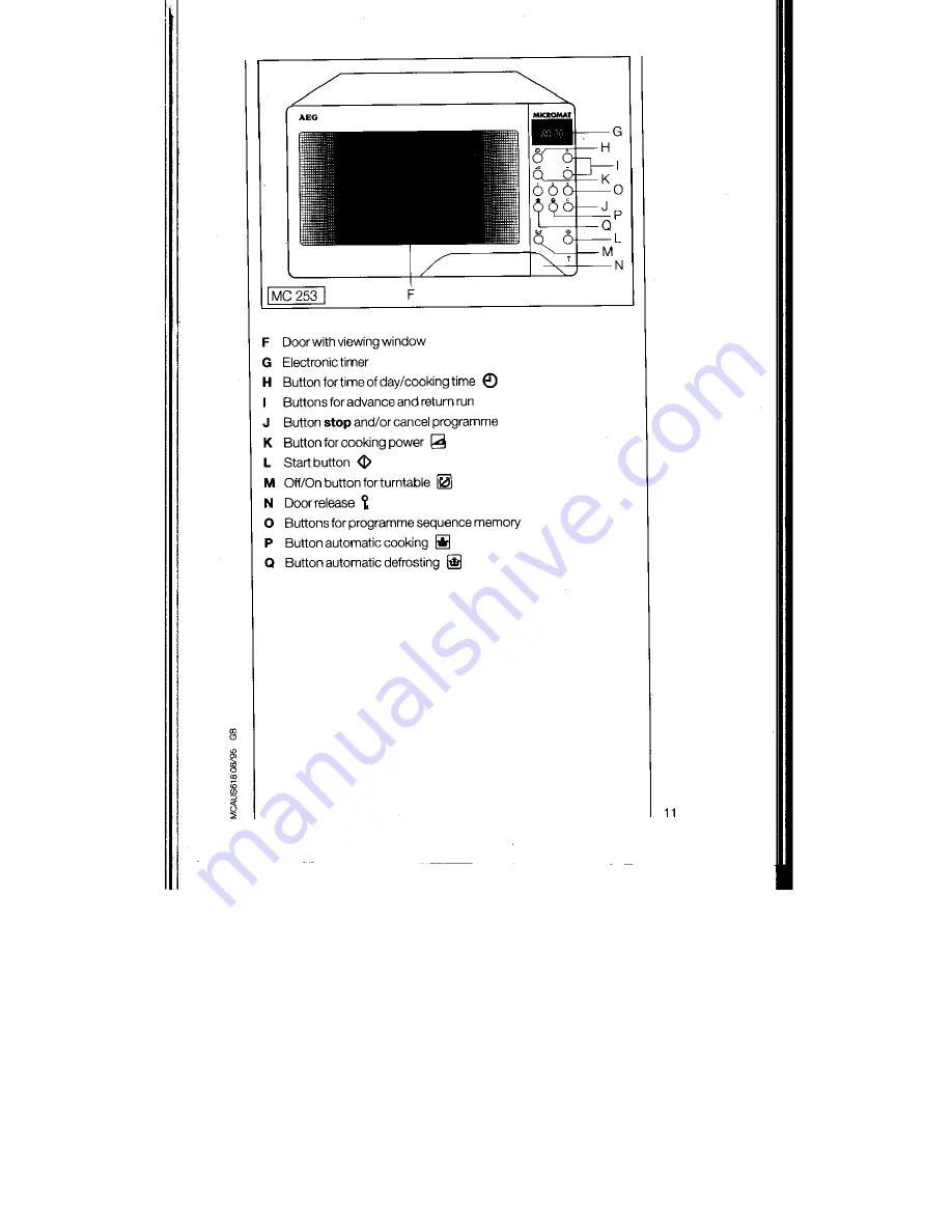 AEG MICROMAT 125 Operating Instructions Manual Download Page 11