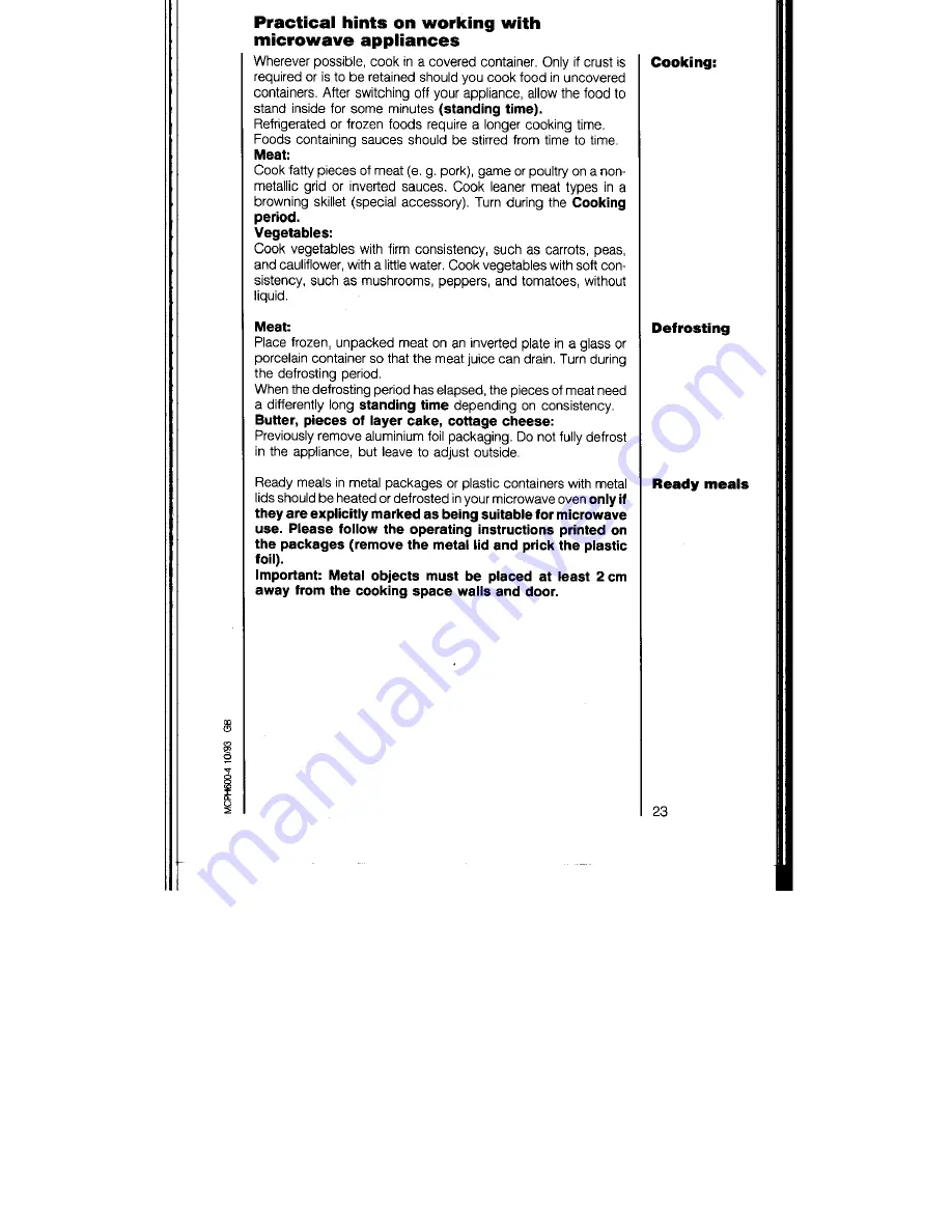 AEG MICROMAT 125 Operating Instructions Manual Download Page 23