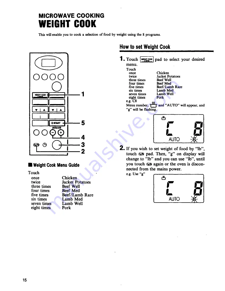 AEG MICROMAT-COMBI 32 TC d/w Operating Instructions Manual Download Page 16