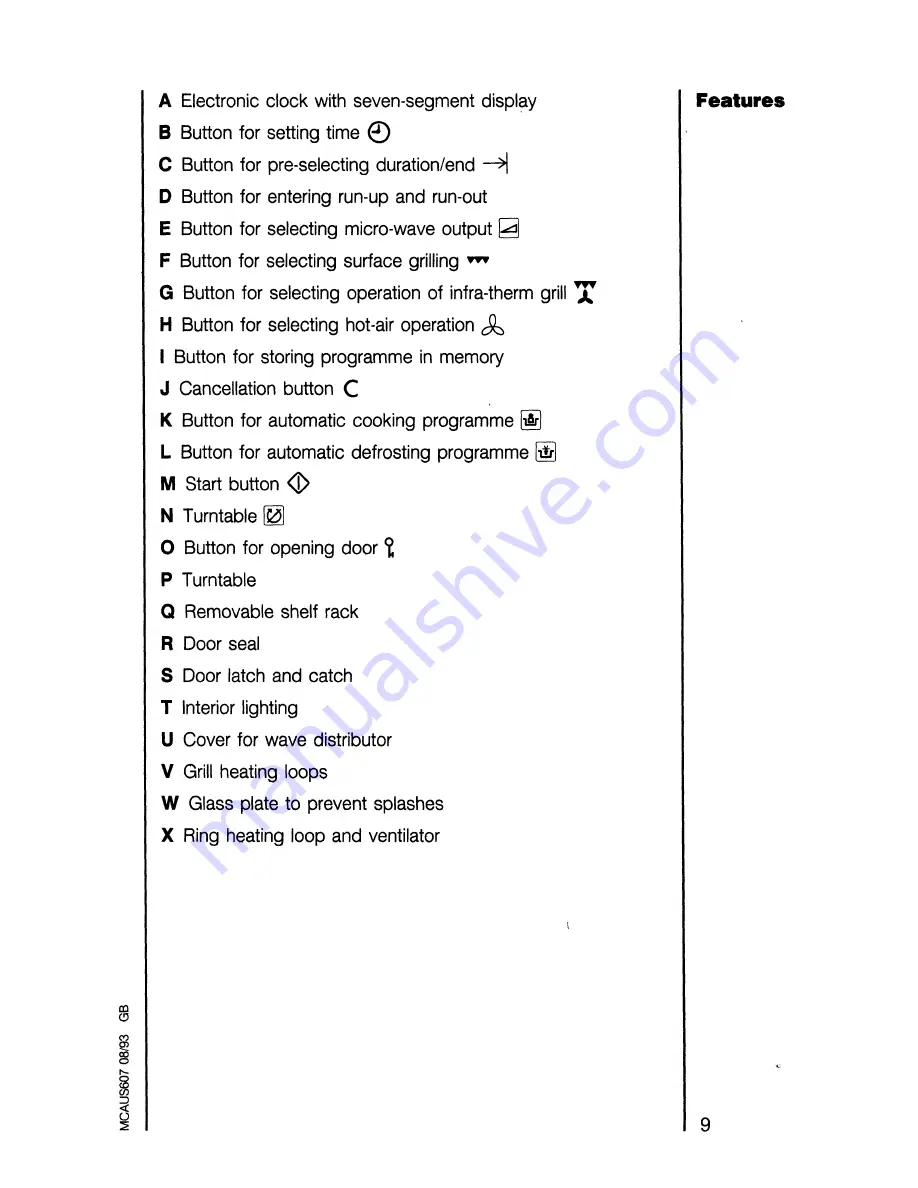 AEG MICROMAT COMBI 625 Operating Instructions Manual Download Page 9