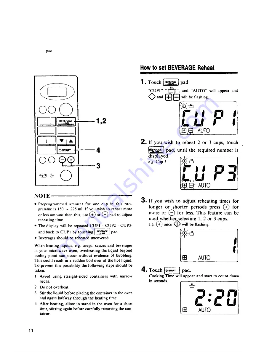 AEG Micromat-DUO 21TG d/w Operating Instructions Manual Download Page 12