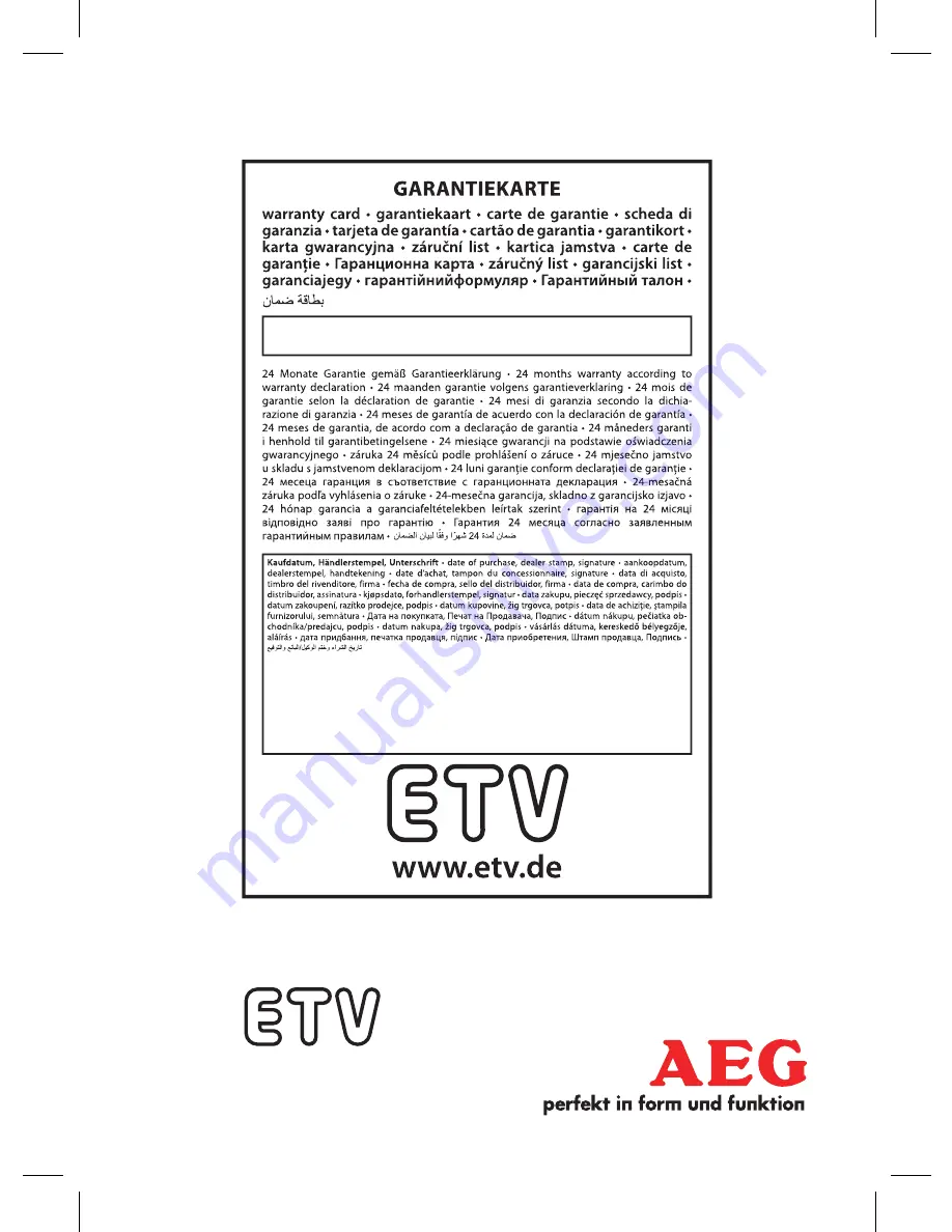 AEG MRC 4150 Скачать руководство пользователя страница 86