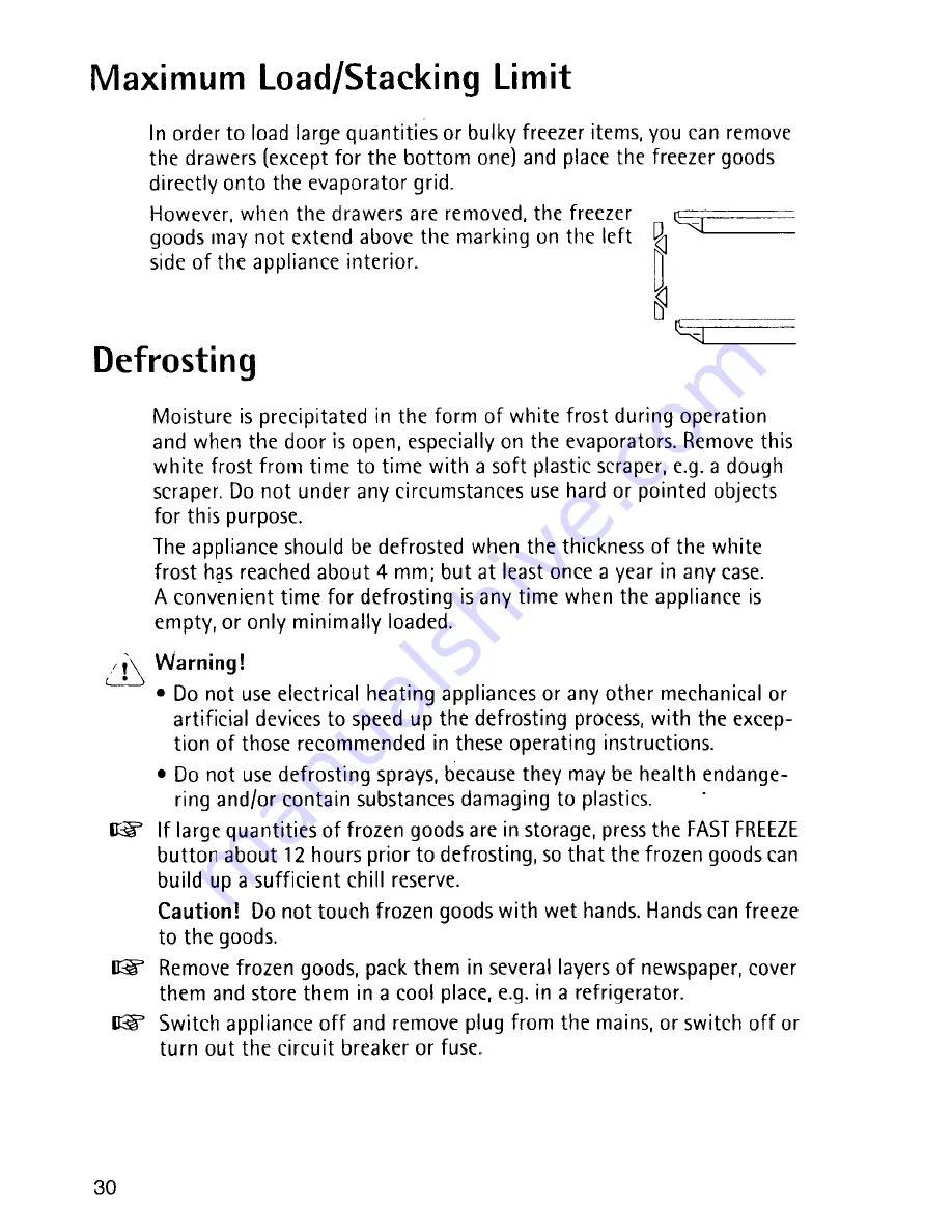 AEG Oko Arctis Super 2773GS Operating Instructions Manual Download Page 30