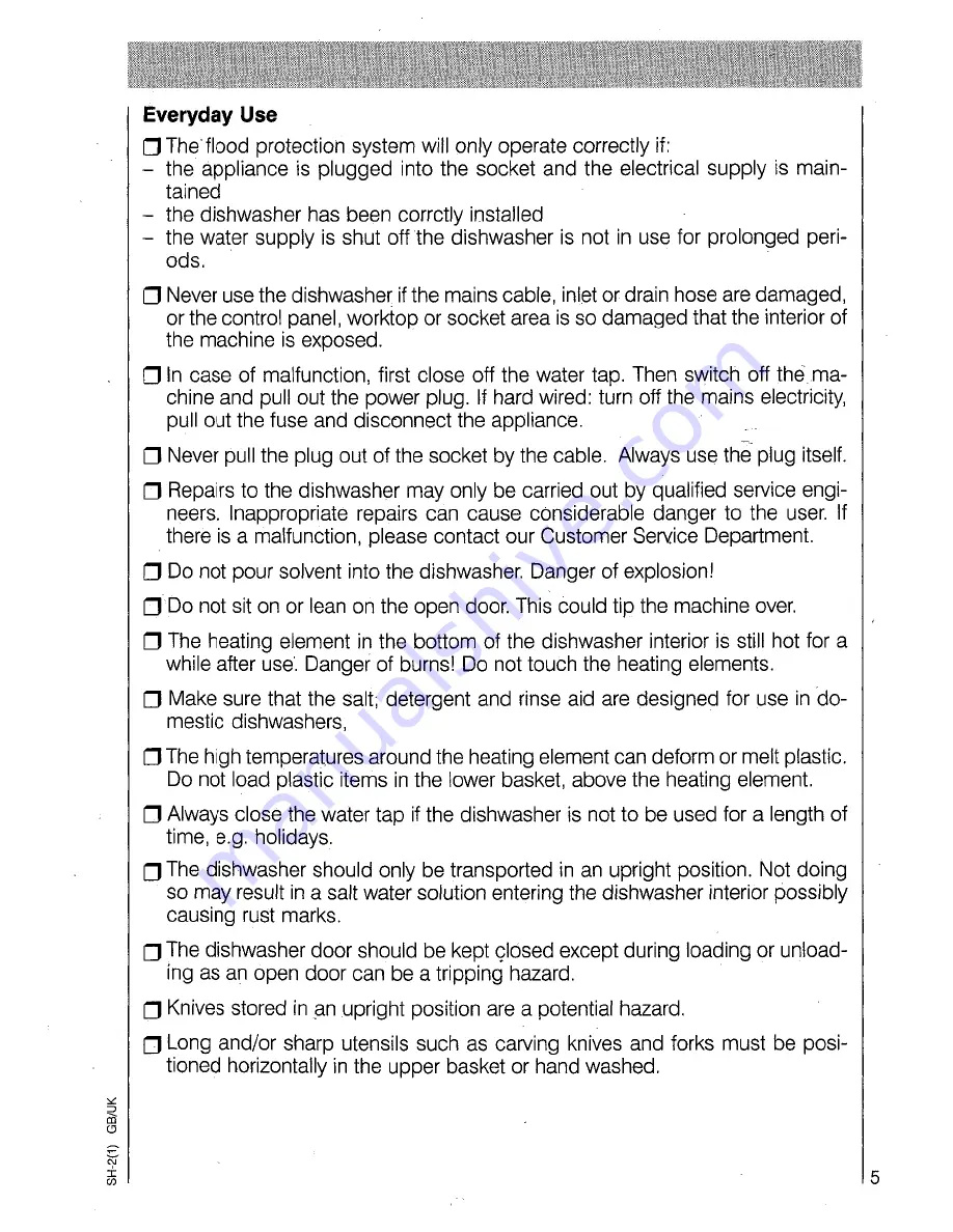 AEG OKO Favorit 4040 Operating Instructions Manual Download Page 5