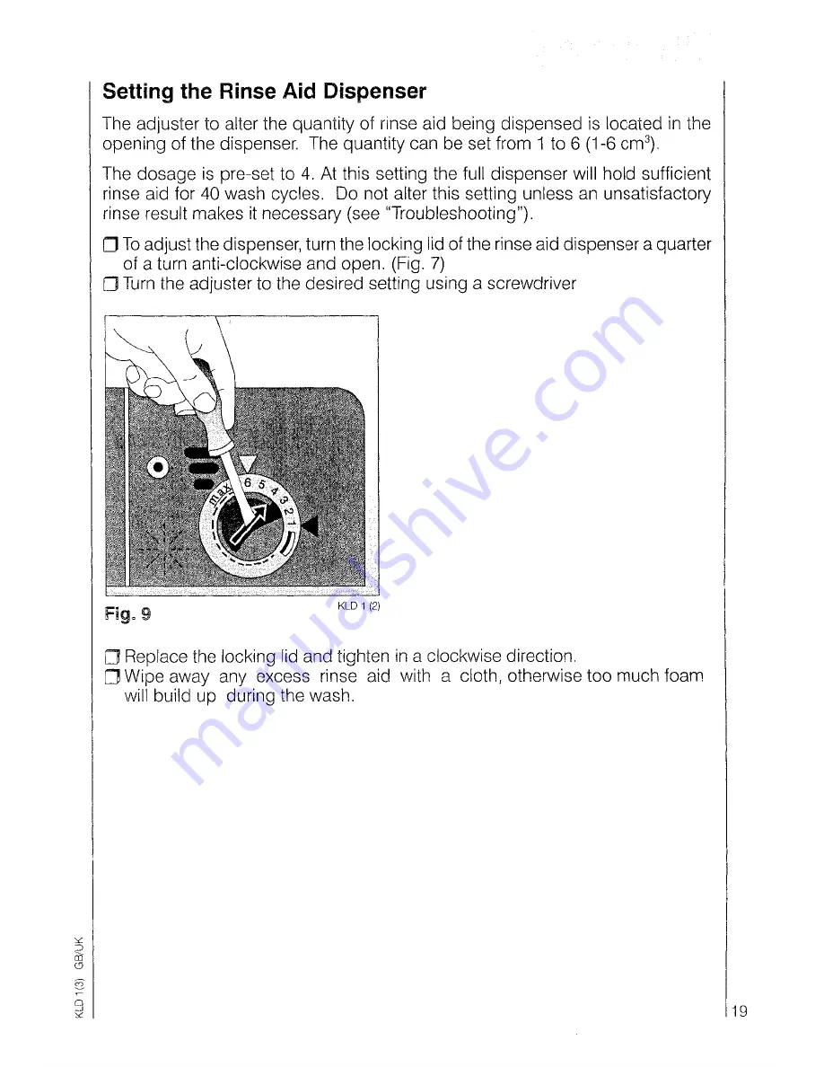 AEG OKO favorit 5040 Operating Instructions Manual Download Page 19