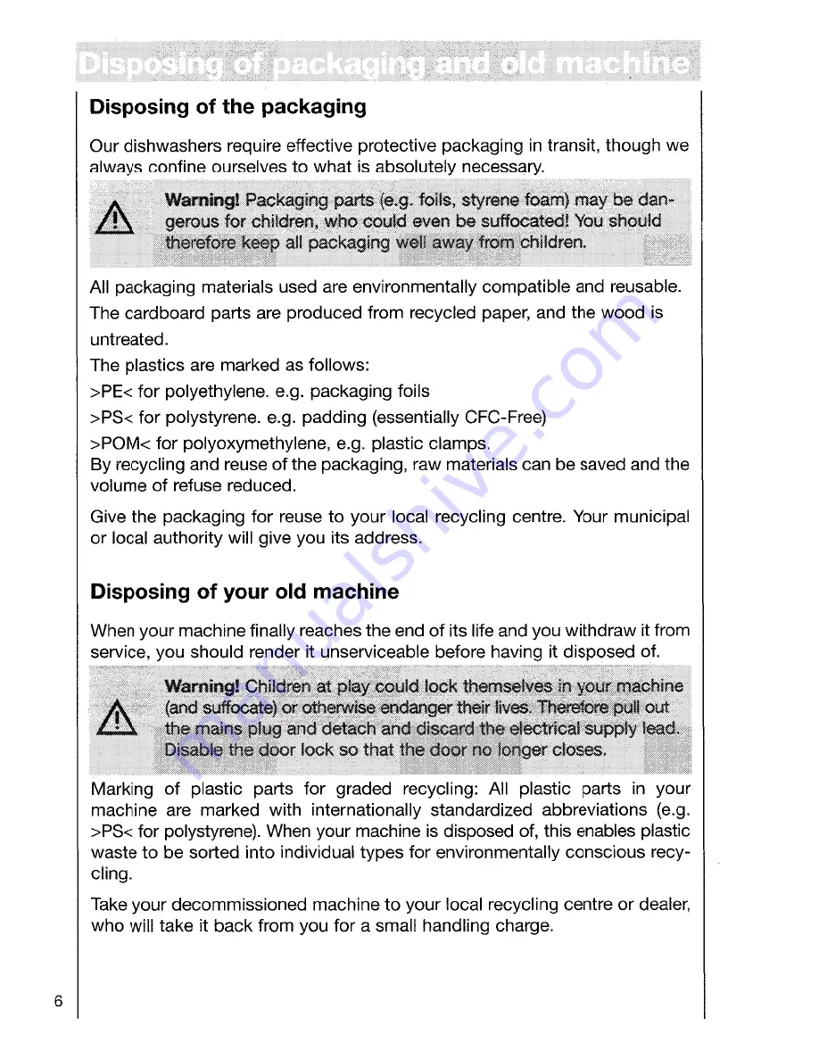 AEG OKO FAVORIT 5050 VI Operating Instructions Manual Download Page 6