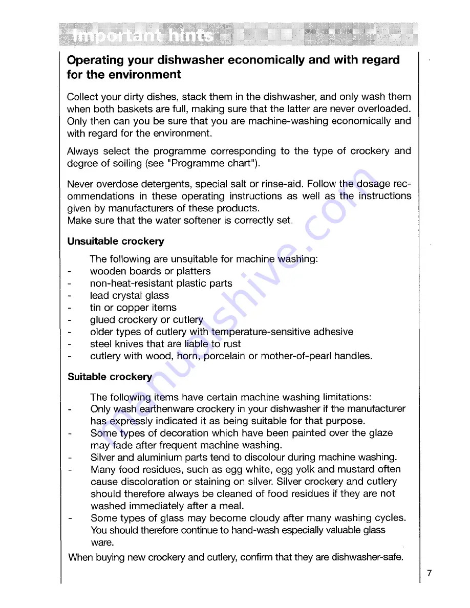 AEG OKO FAVORIT 5050 VI Operating Instructions Manual Download Page 7