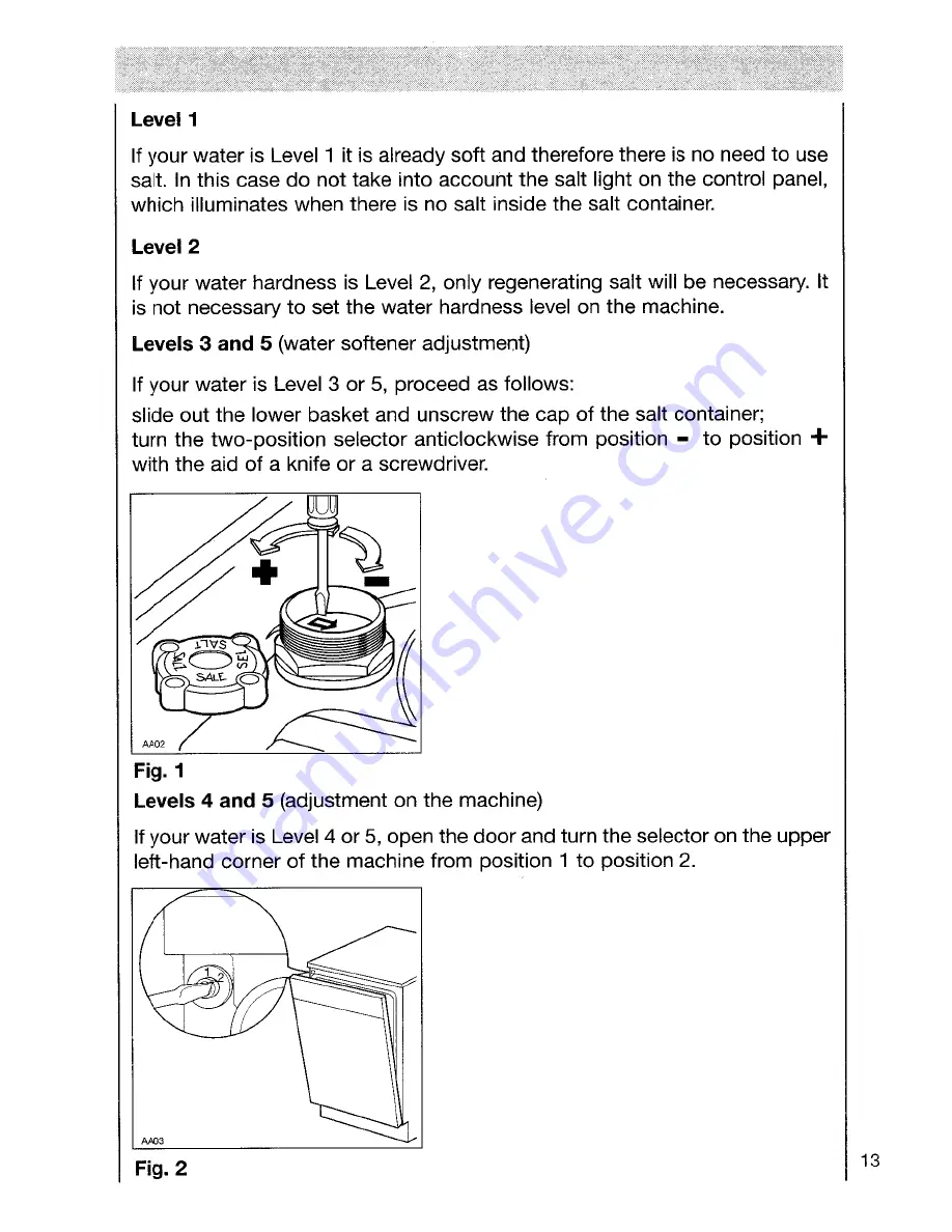 AEG OKO FAVORIT 5050 VI Operating Instructions Manual Download Page 13