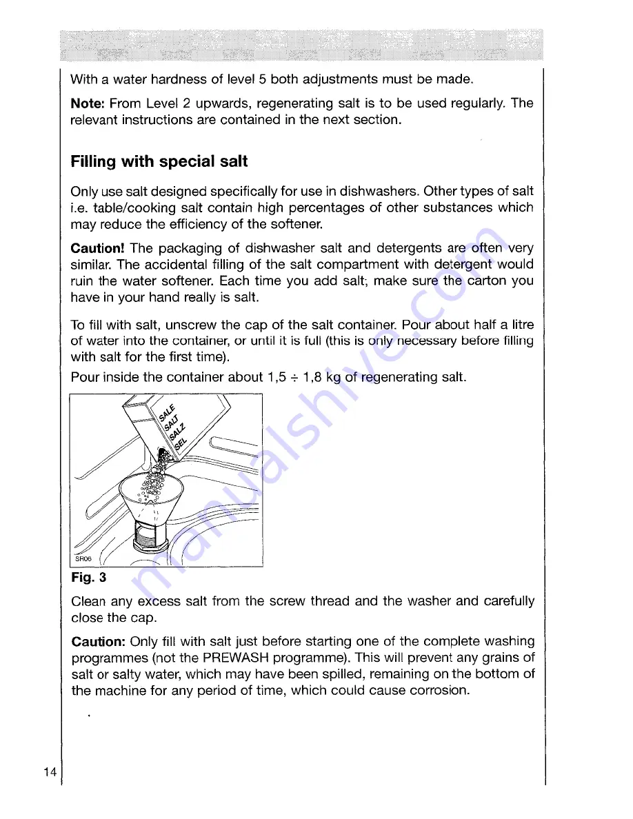 AEG OKO FAVORIT 5050 VI Operating Instructions Manual Download Page 14