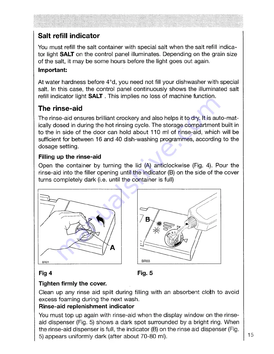 AEG OKO FAVORIT 5050 VI Operating Instructions Manual Download Page 15