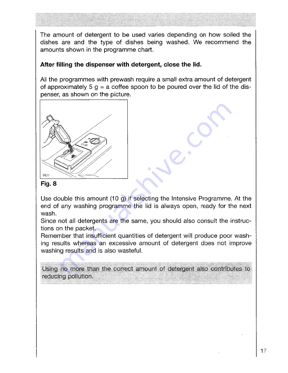 AEG OKO FAVORIT 5050 VI Operating Instructions Manual Download Page 17