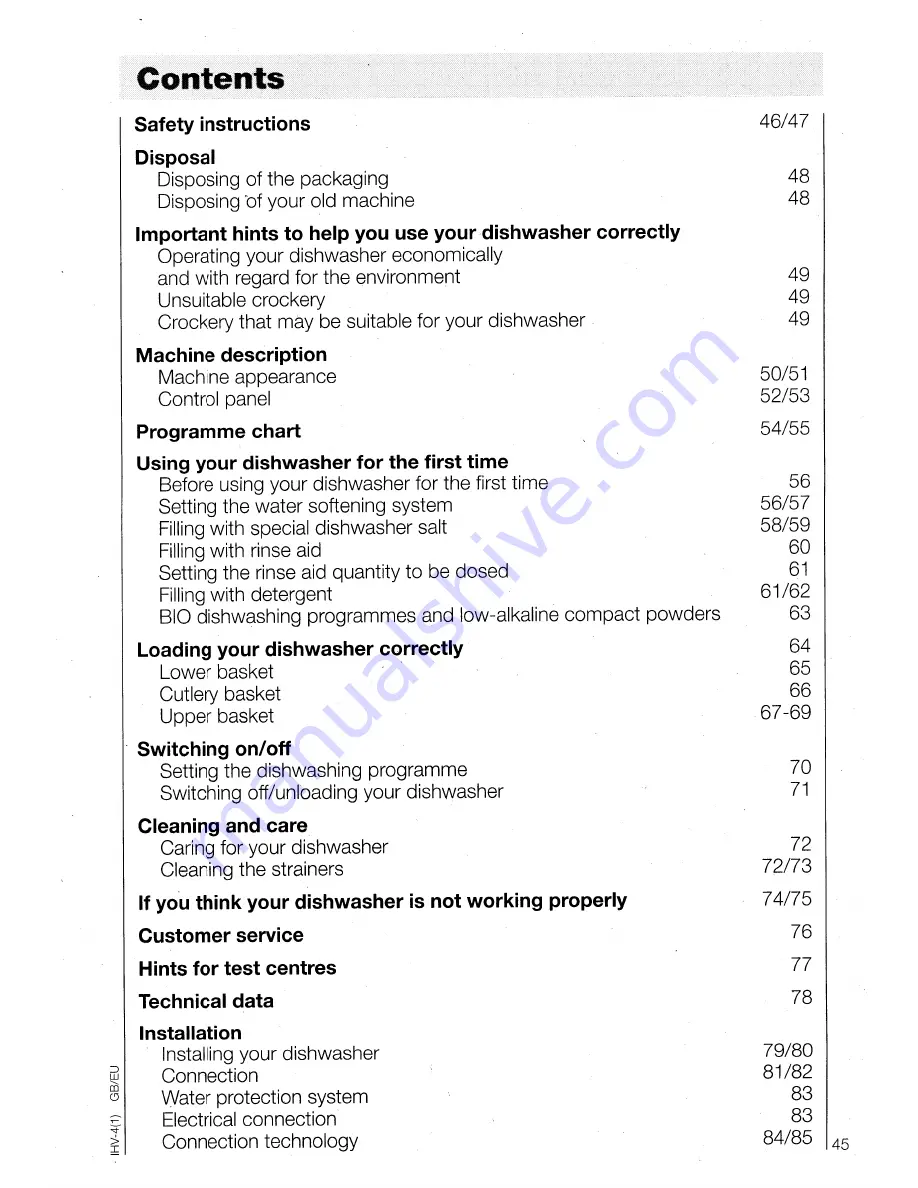 AEG OKO Favorit 5050 Operating Instructions Manual Download Page 3